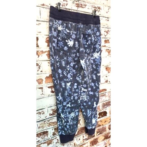Anthropologie Nomad Tie Dye Acid Wash Floral Lounge Jogger Pants - Picture 15 of 16